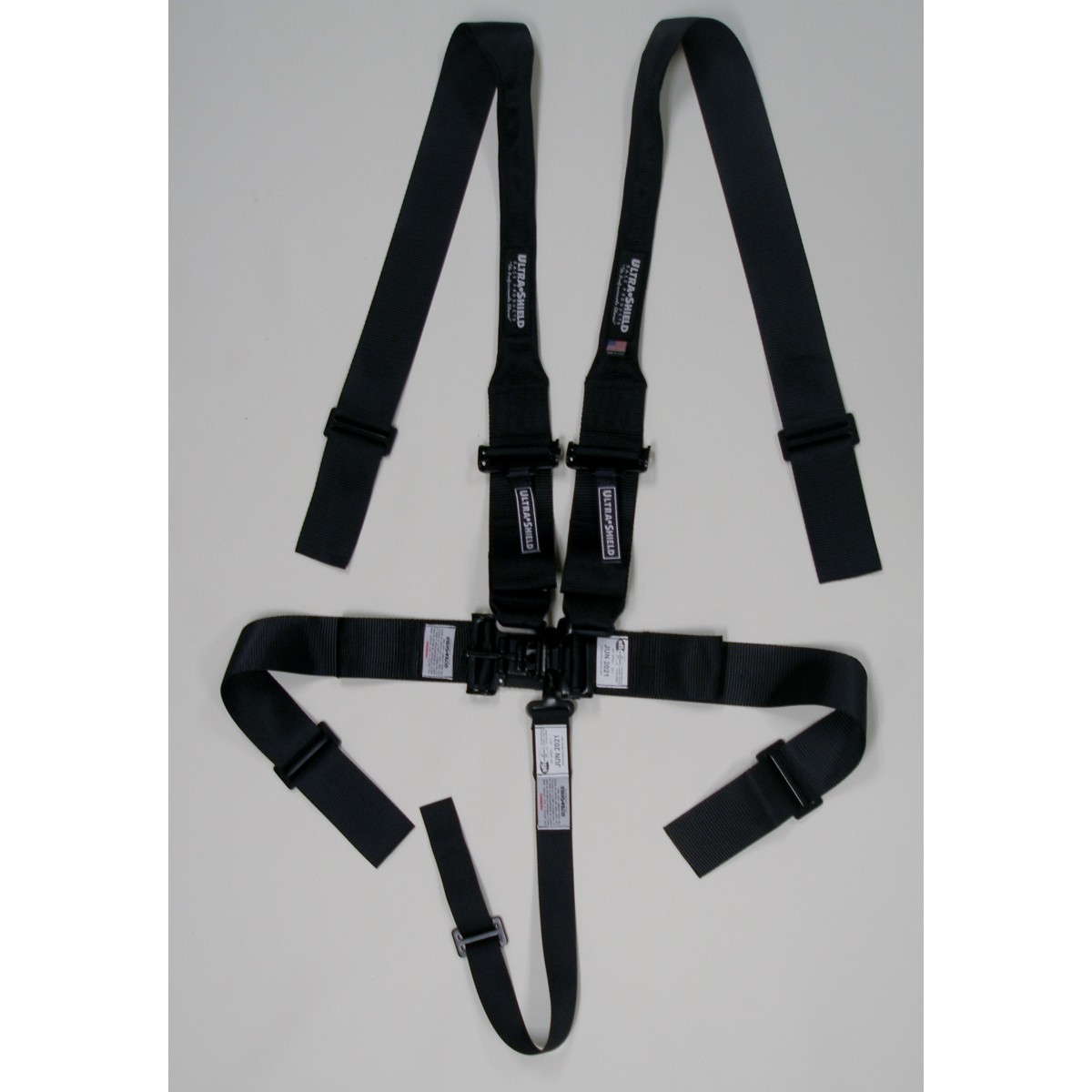 Ultra-Shield 5-Point Harness HANS Shoulder 3in Pull-Down Ultra-Shield 5-Point Harness HANS Shoulder 3in Pull-Down